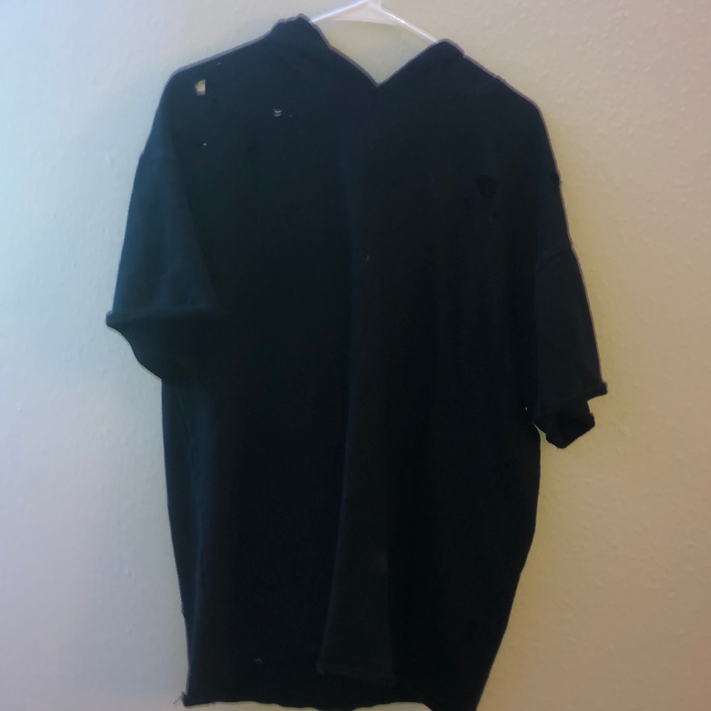 Short sleeve sweatshirt